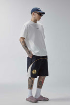 Patchwork Badge Beach Shorts