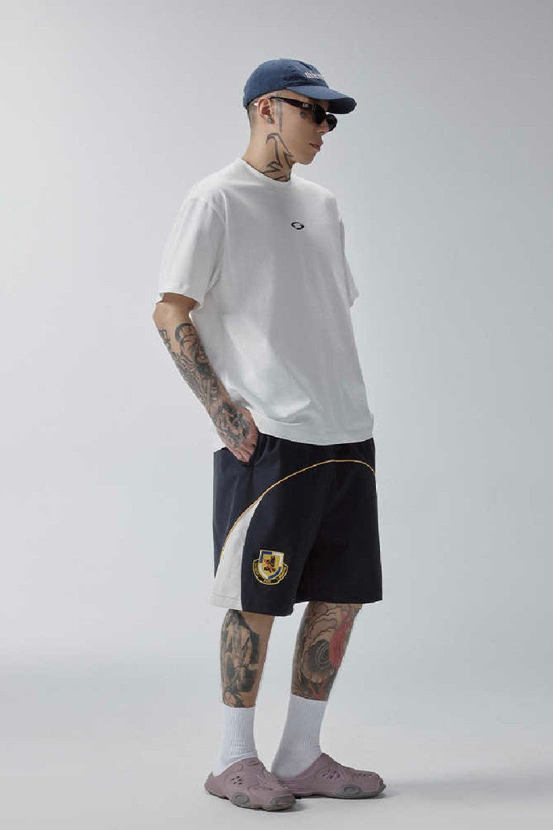 Patchwork Badge Beach Shorts