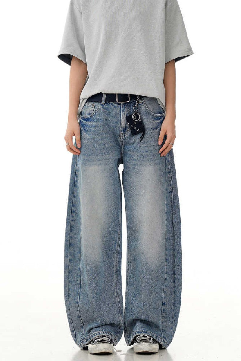Washed Blue Blade Jeans