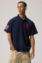 Reflective Embroidered Polo Shirt