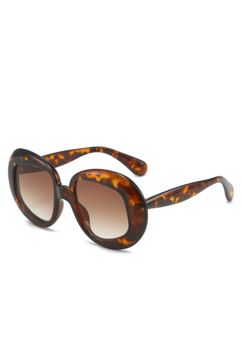 Irregular Oval Sunglasses