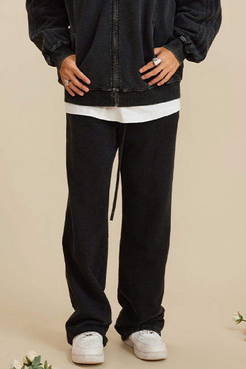 Stripe Side Washed Sweatpants