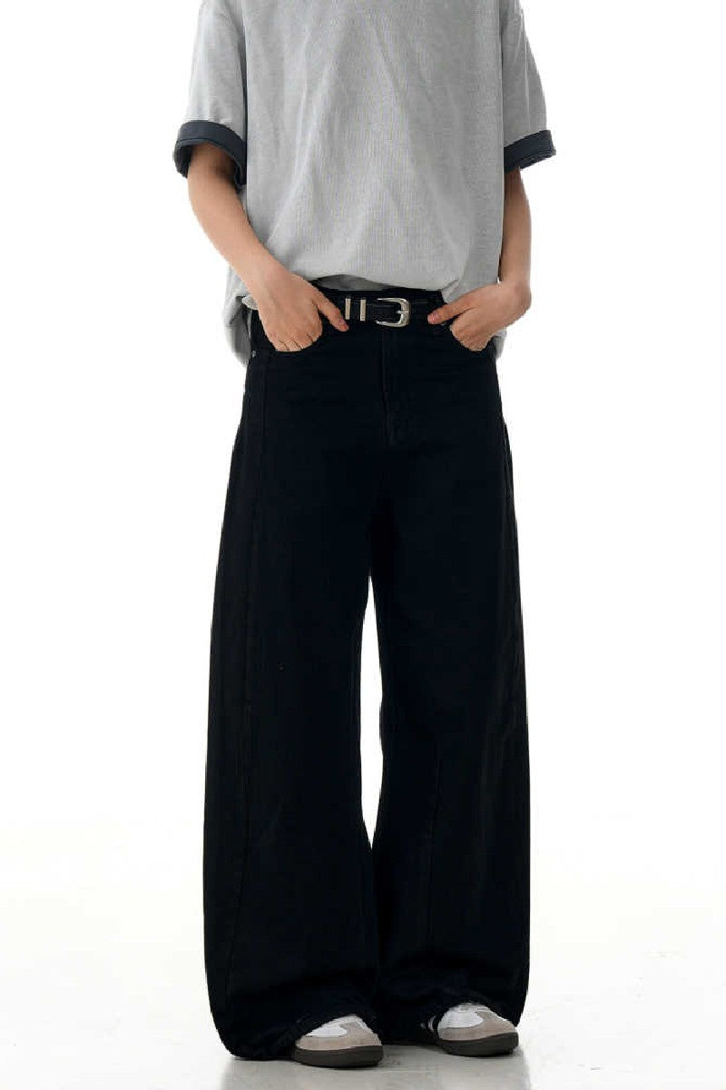 Black Straight Fit Jeans