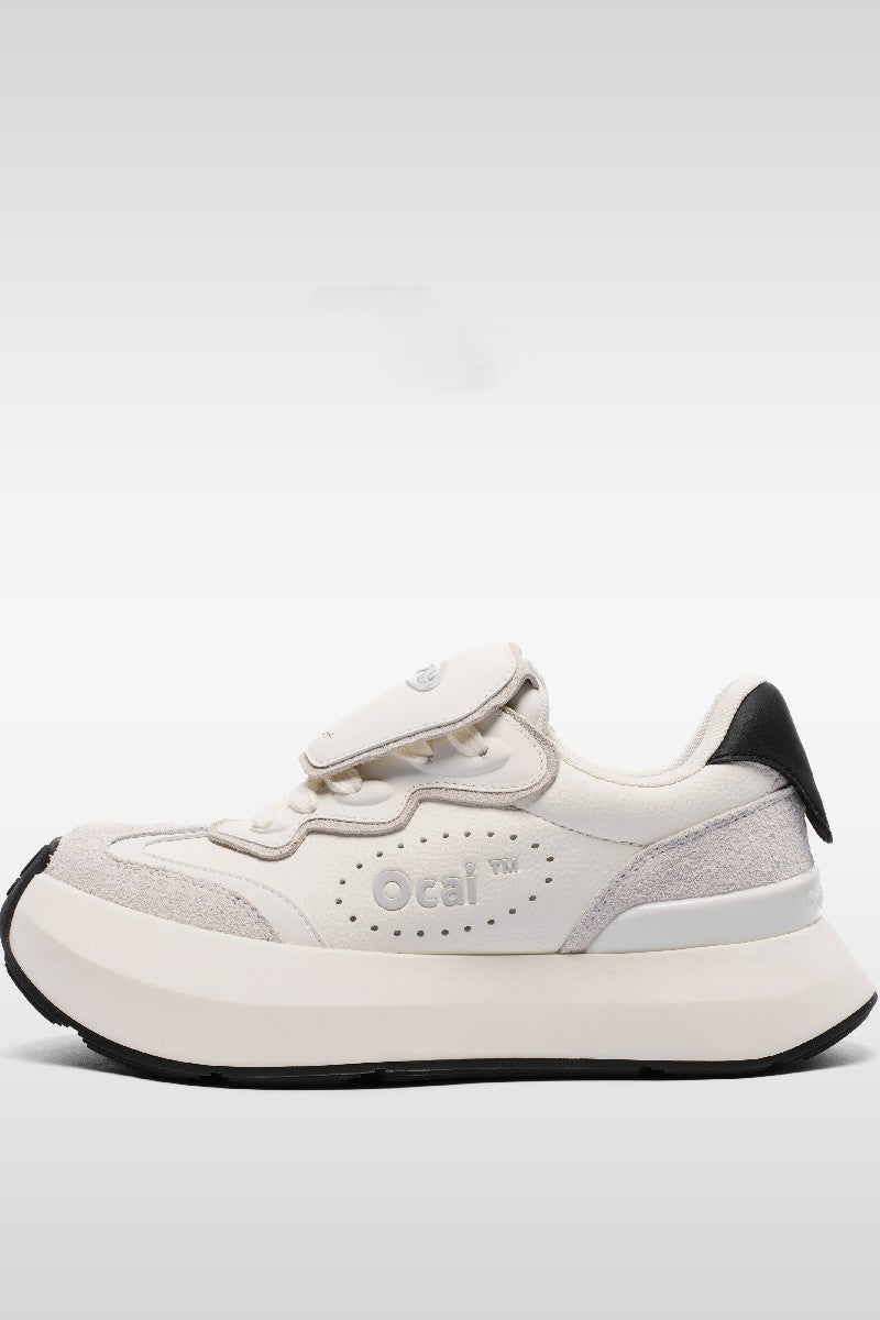 Crescent White Cloud Sneakers