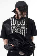 Deconstructed Letter Print Tee
