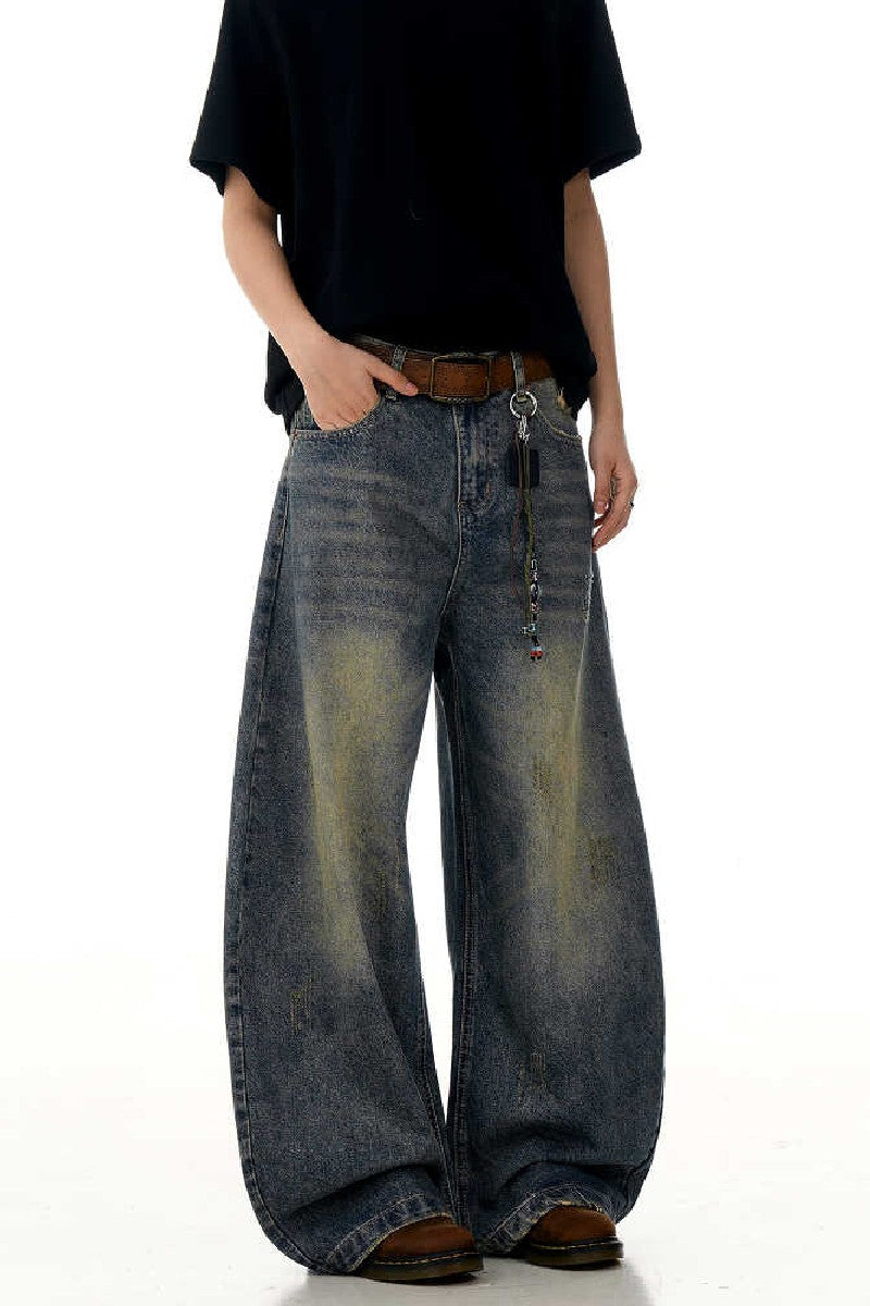Washed Blue Blade Jeans