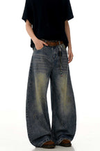 Washed Blue Blade Jeans