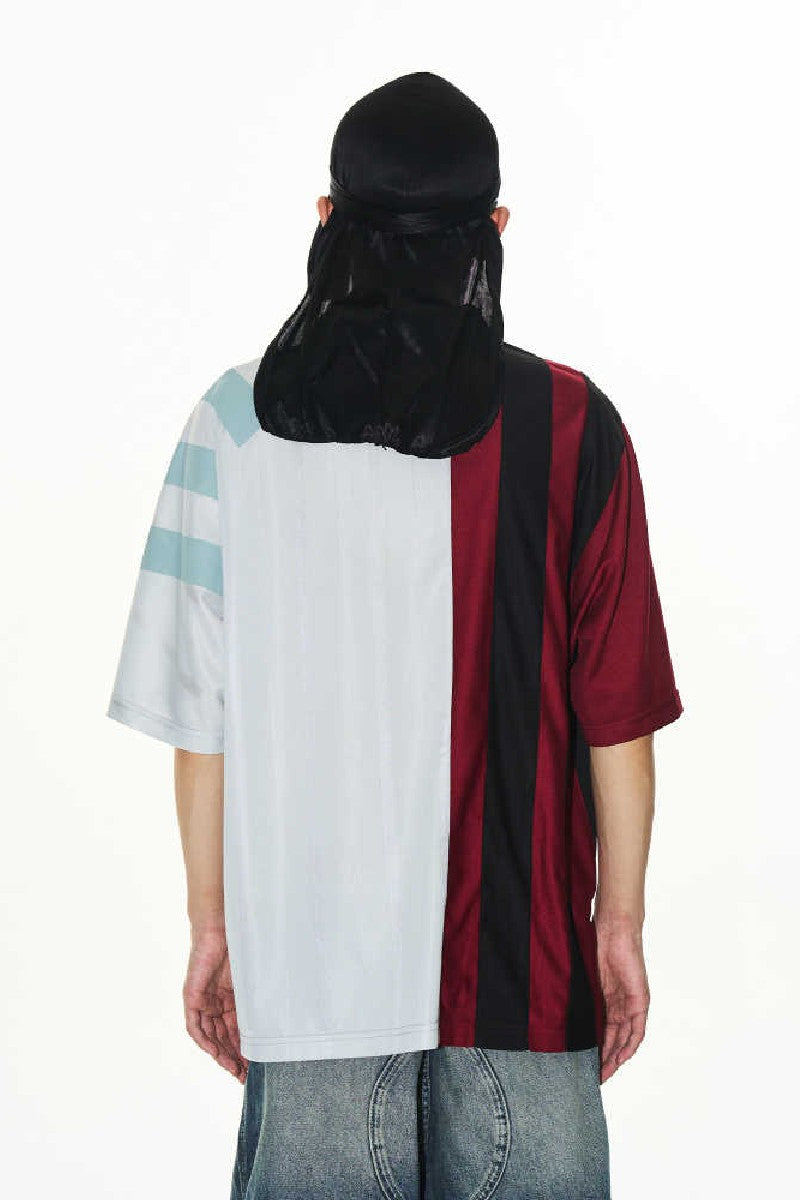 Colorblock Polo Graphic Tee