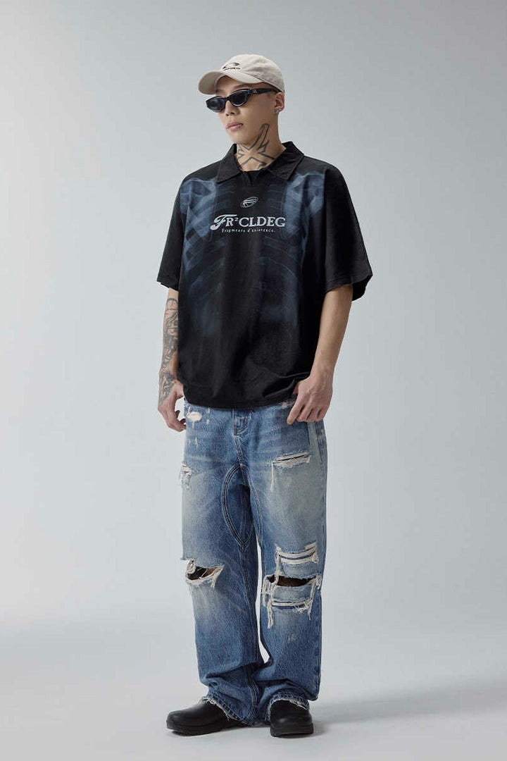Washed Vintage Polo T-Shirt