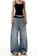 Textured Blue Blade Jeans