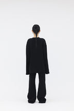 Classic Black Straight-Leg Trousers