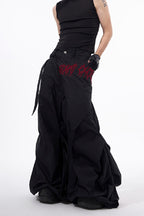 Lightweight Crinkle Wide Leg Pants