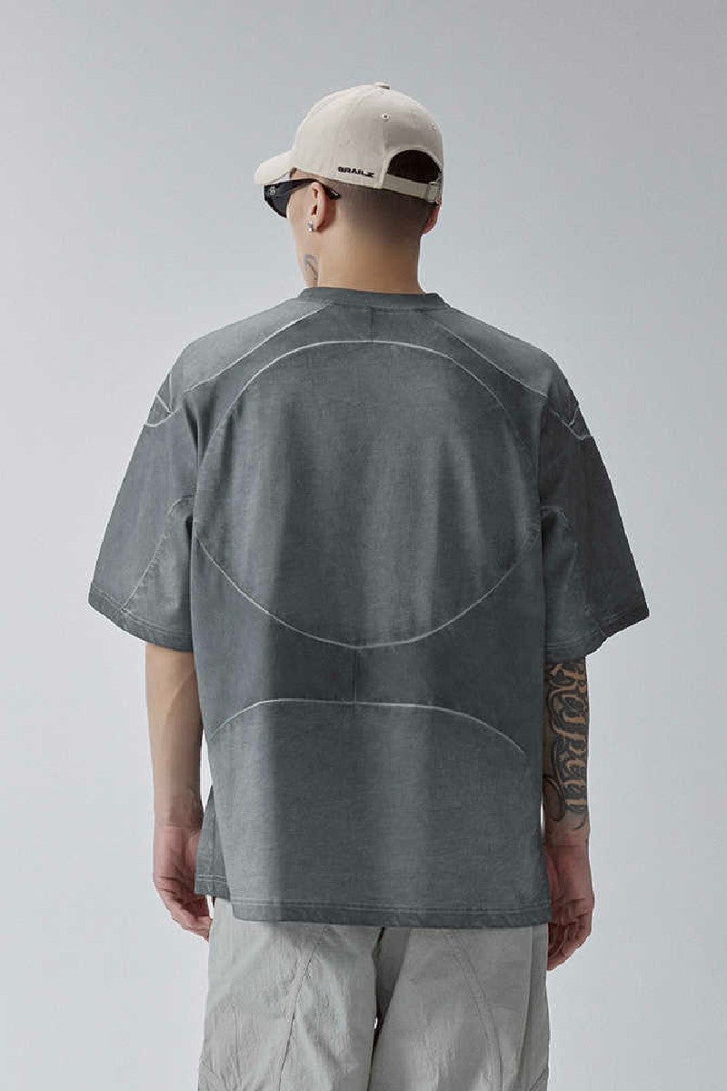 Deconstructed Washed Dark Tee