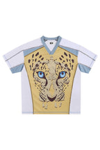 Leopard Print V-Neck Jersey