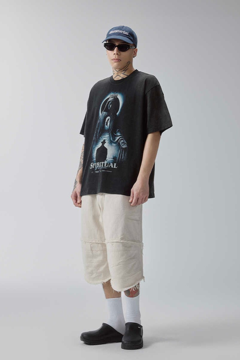 Spiritual Vintage Washed Graphic T-Shirt