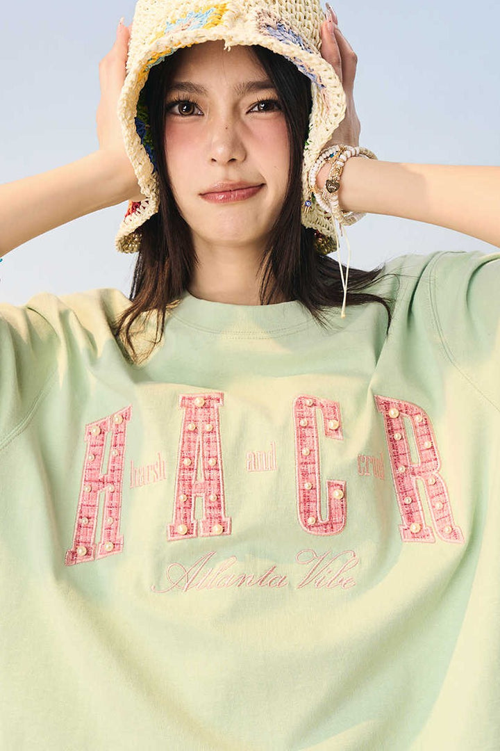 Patch Pearl Loose Fit Tee
