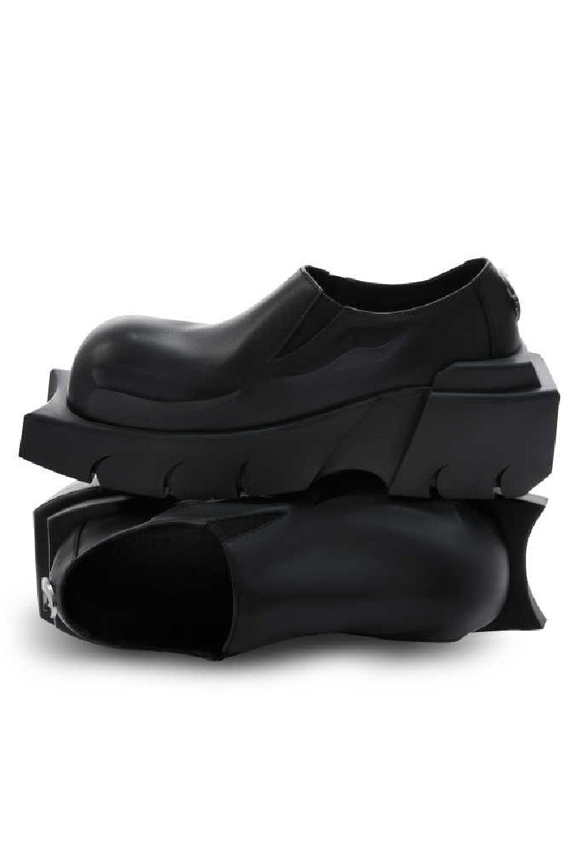 Chunky Devil Horn Derby Shoes