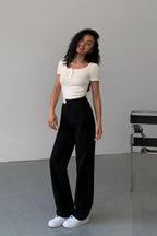 High Waist Wide Leg Pants