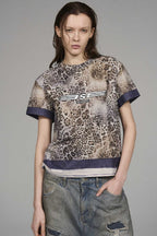 Leopard Print Graphic Tee