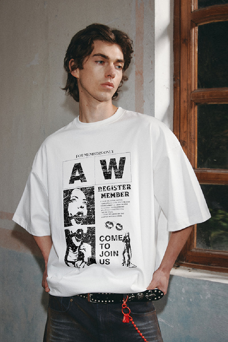 Vintage SM Club Print Tee – Copping Zone