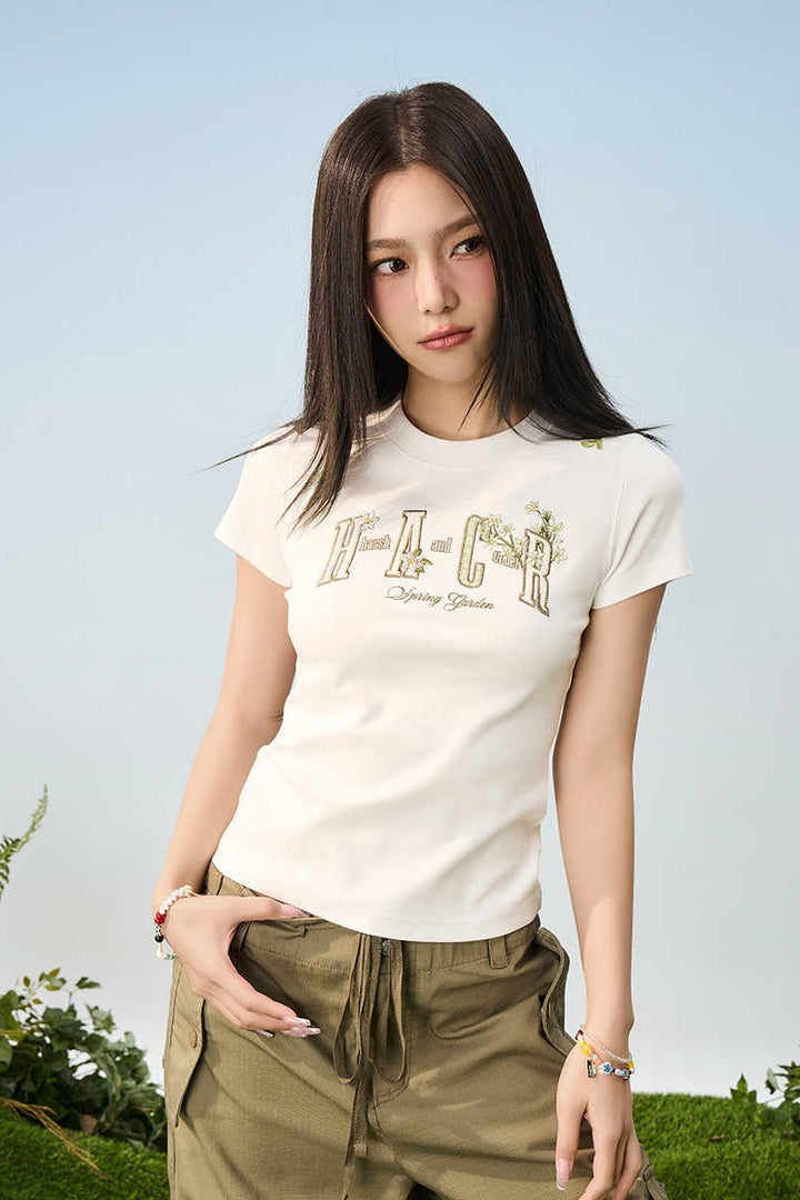 Plaid Patch Couple Tee