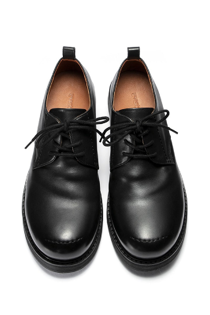 Handcrafted Fringed Leather Derby Shoes