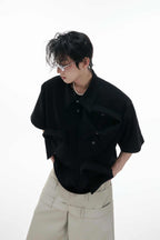 Deconstructed Multi Collar Polo