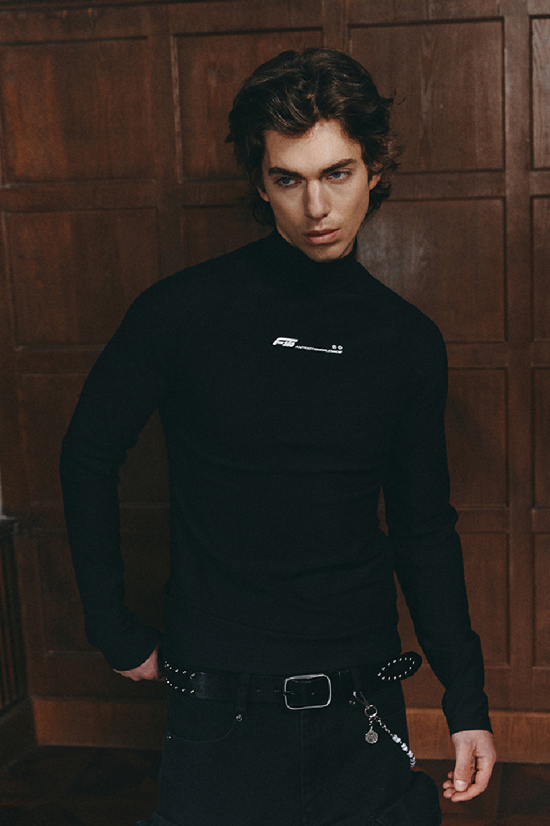 Striped Slim Fit Long Sleeve Top