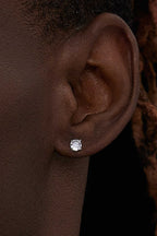 Diamond Claw Stud Earrings