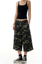 Camo Deconstructed Cargo Jorts