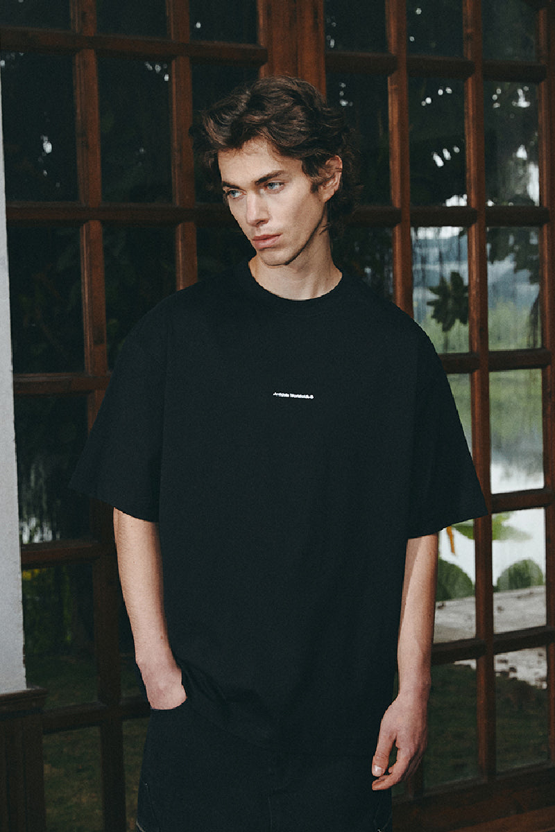 Minimalist Letter Print Tee
