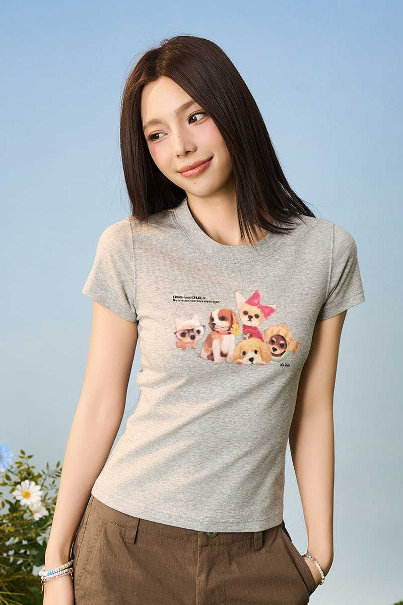 Watercolor Dog Graphic Tee