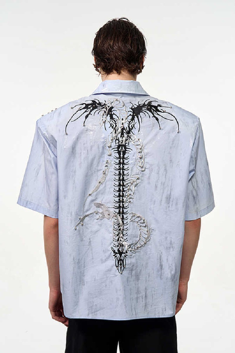 Snake Spine Beaded Shirt