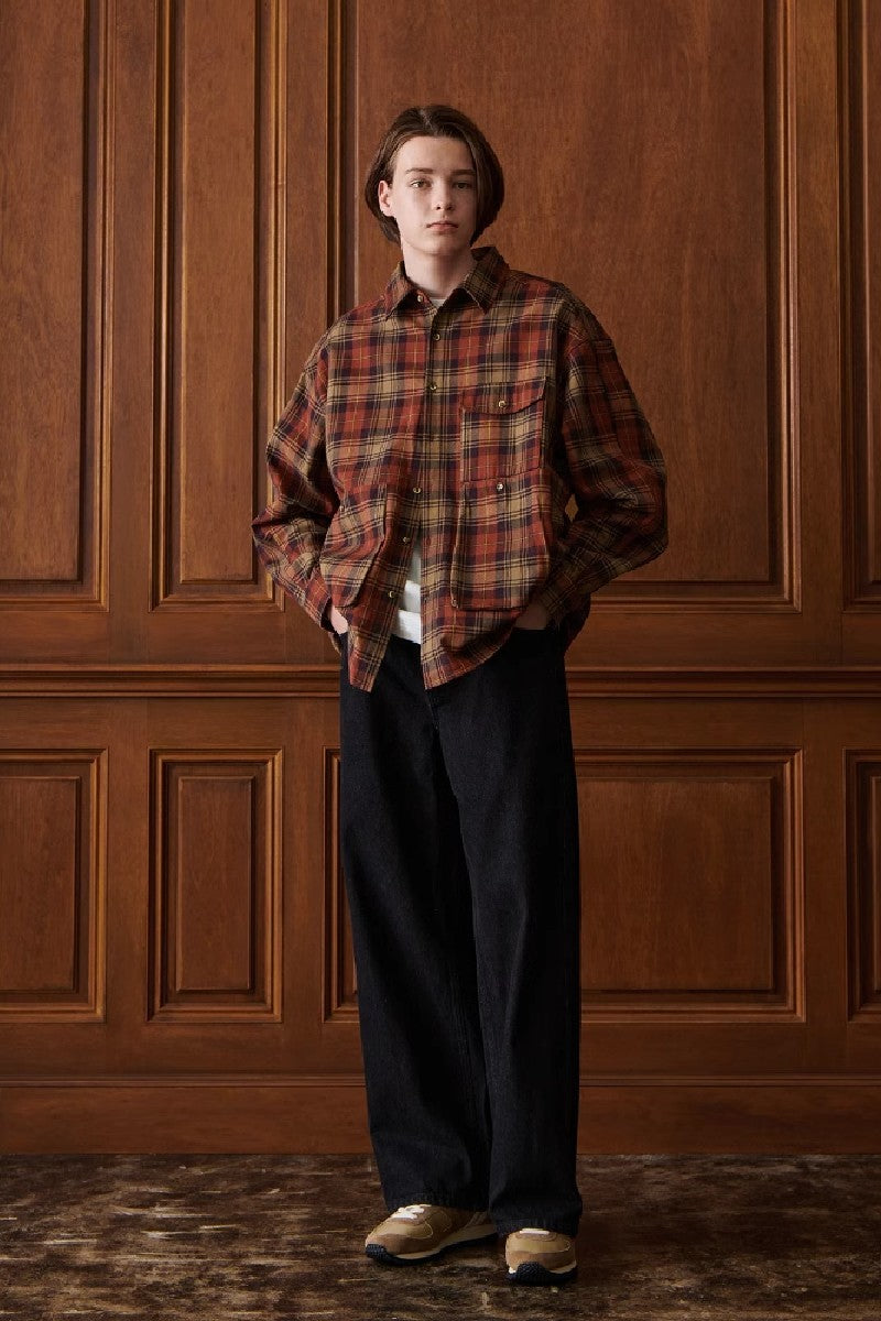 Red Checkered Casual Jacket