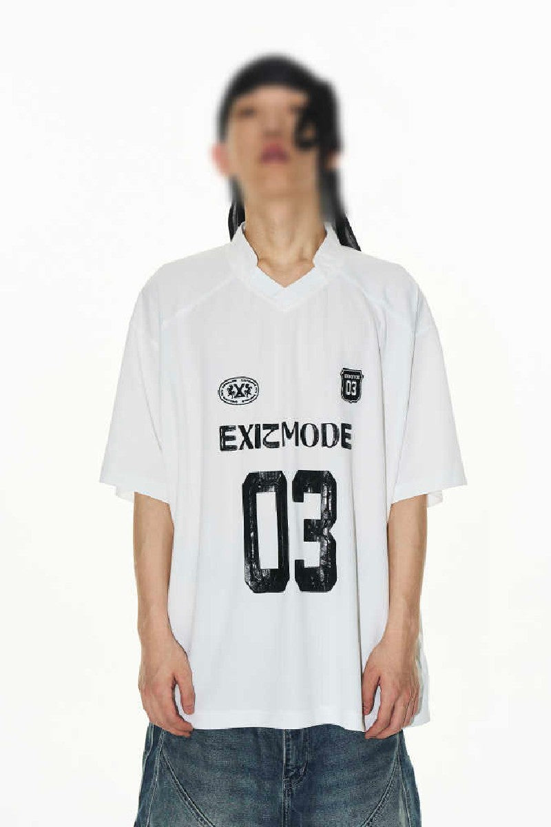 Retro Striped Jersey T-Shirt