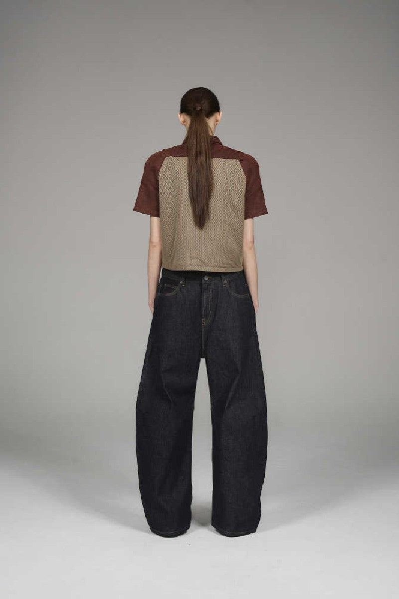 Padded Layered Short Sleeve Shirt