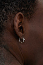 Diamond Cross Hip Hop Earrings