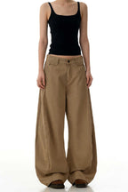 Khaki Blade Deconstructed Jeans