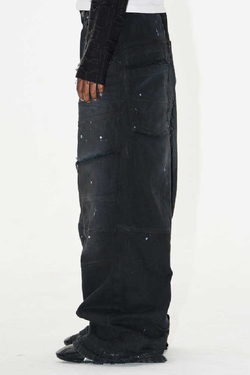 Paint Splatter Carpenter Jeans