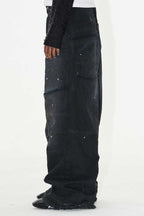 Paint Splatter Carpenter Jeans