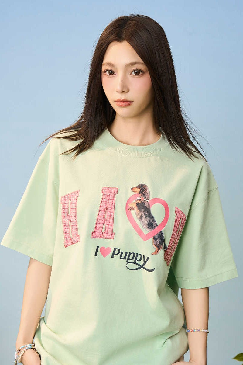 I Love Dog Graphic Tee
