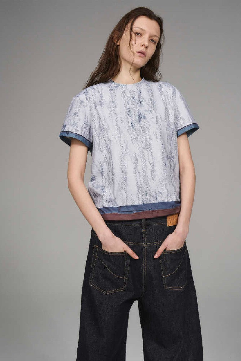 Snakeskin Print T-Shirt