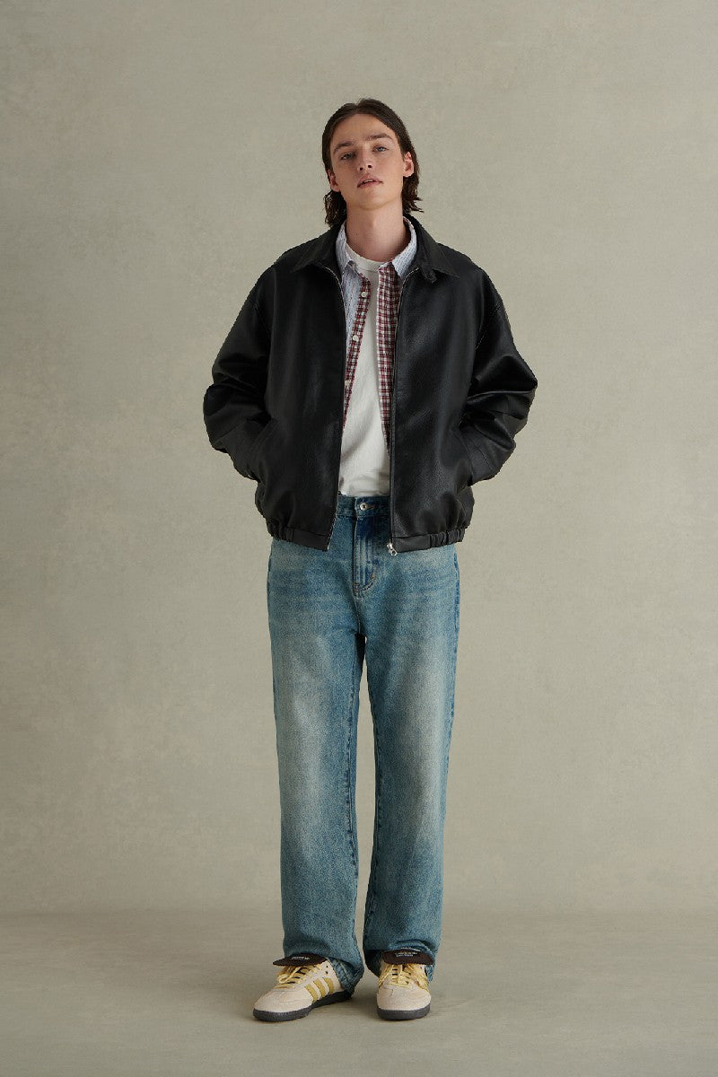 American Vintage Basic Moto Collar Jacket