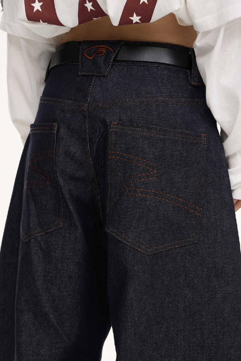 Dark Wash Wide Leg Jeans