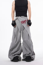 Lightweight Crinkle Wide Leg Pants