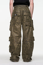 Heavy Craft Embroidered Cargo Pants