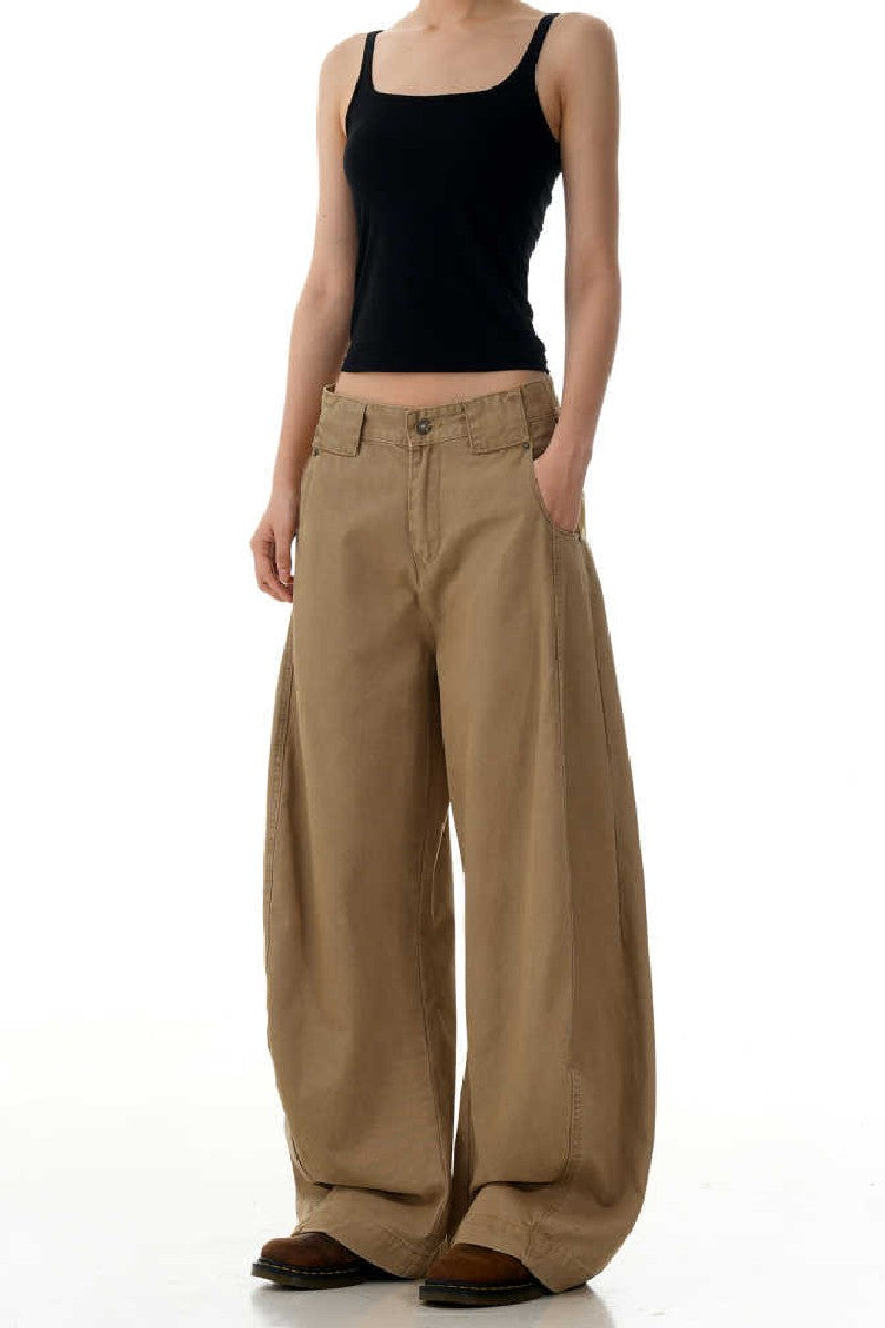 Khaki Blade Deconstructed Jeans