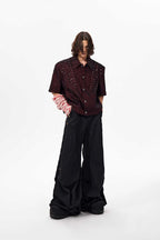 Textured Diamond Short Sleeve Shirt