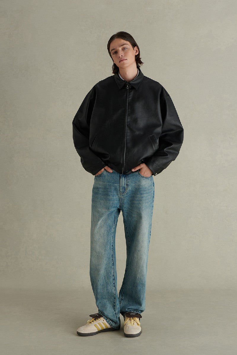 American Vintage Basic Moto Collar Jacket