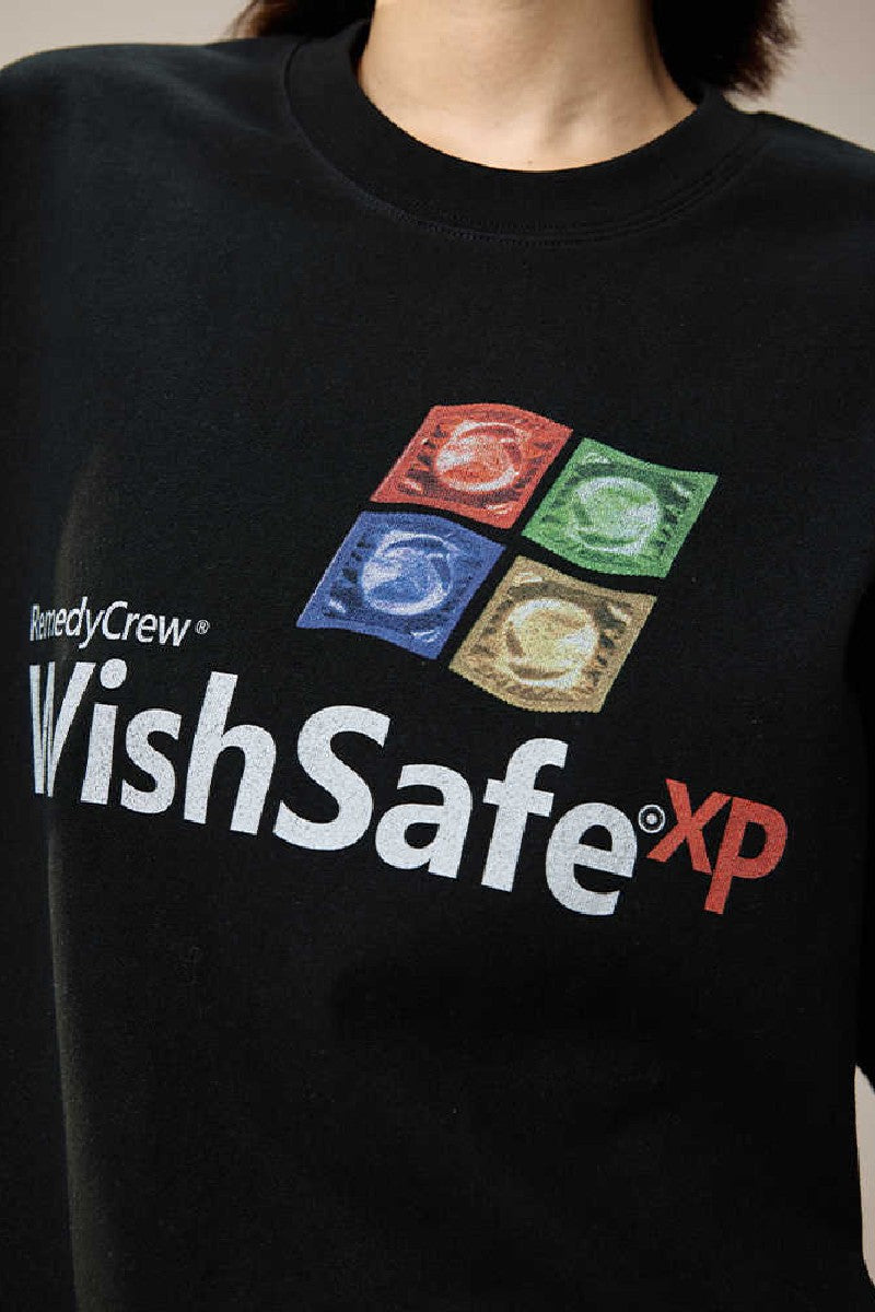 Parody Graphic Crewneck Tee